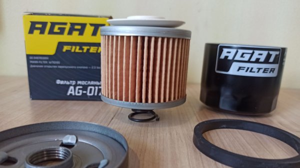 AGATFILTER AG-017. Распил масляного фильтра