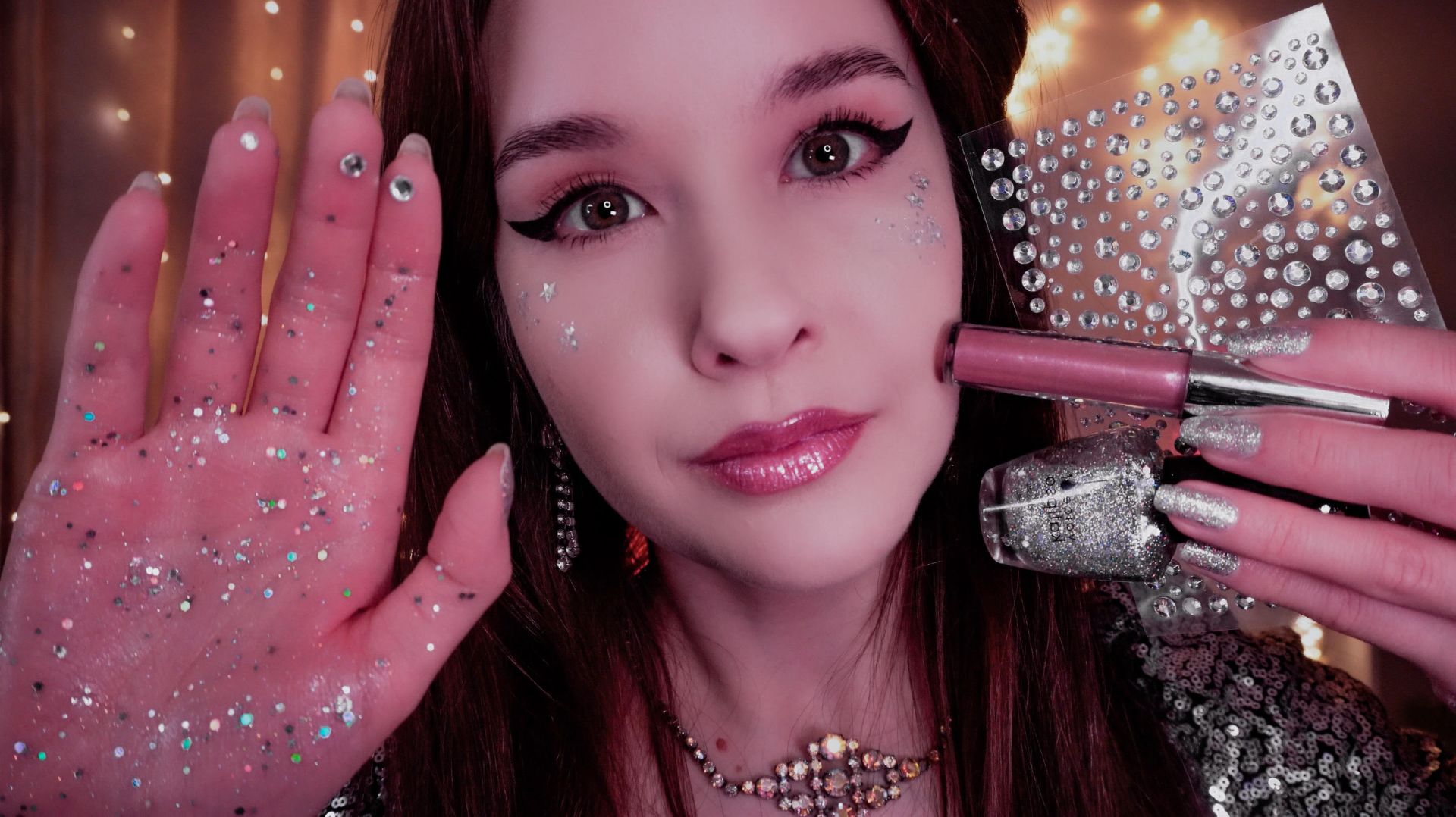 АСМР Ролевая Игра Сделаю тебе Макияж на вечеринку Прическа Маникюр и Массаж смотреть онлайн