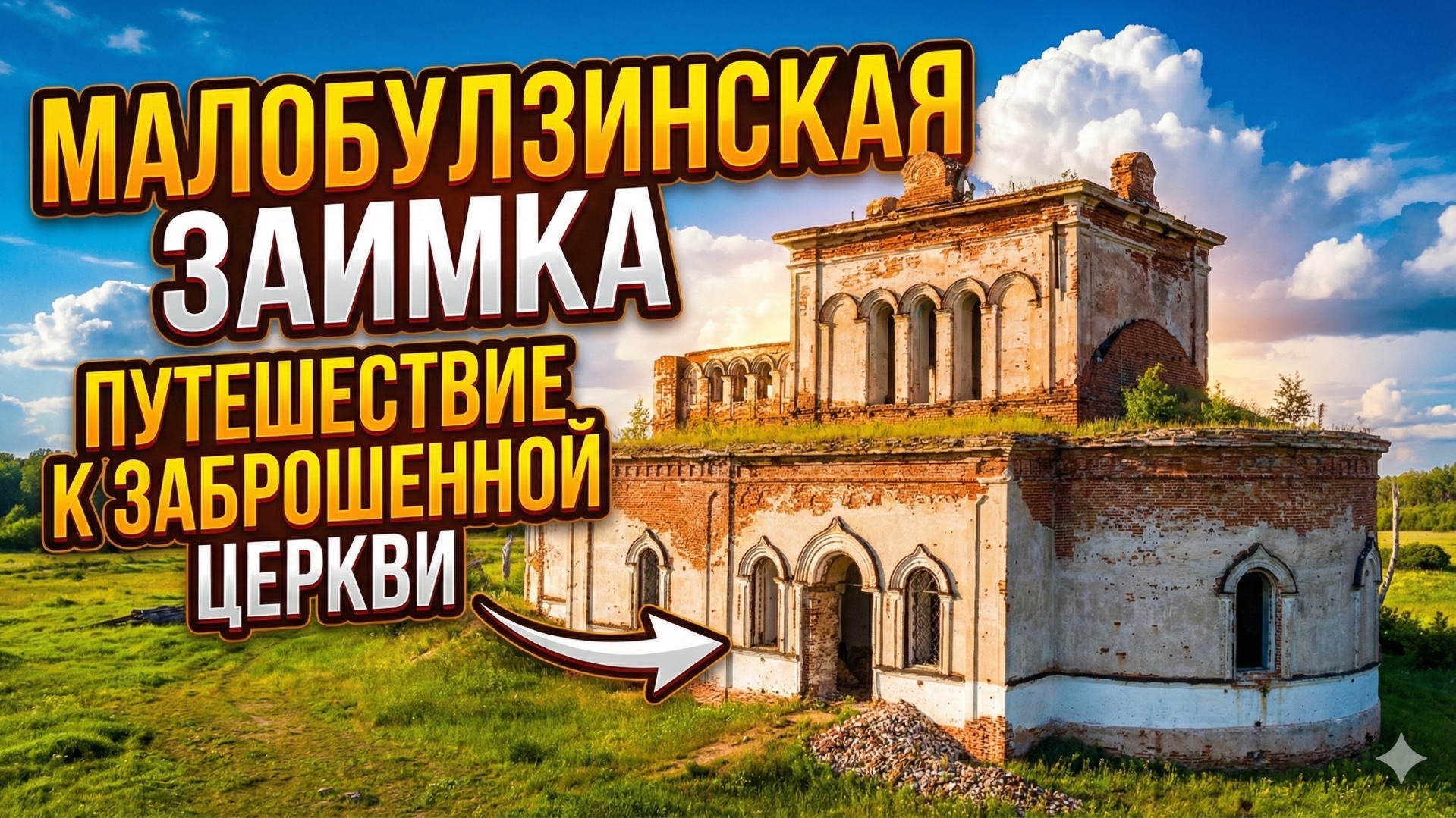 Малобулзинская заимка. Путешествие к заброшенной церкви на Toyota Prado. смотреть онлайн