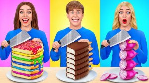 100 Слоев еды Челлендж | Смешные моменты от Multi DO Challenge