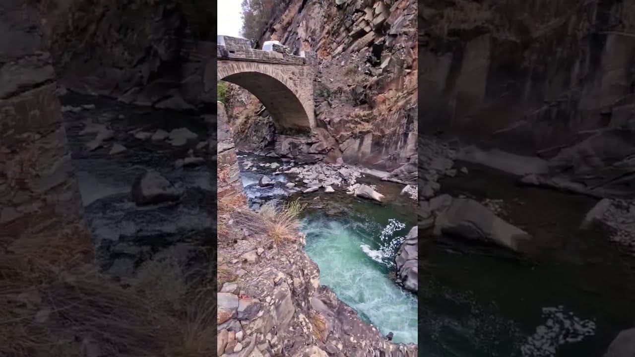Beautiful nature of Dagestan. Mountain river смотреть онлайн