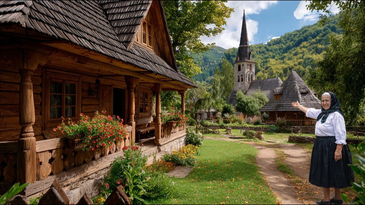 Эта румынская деревня словно застыла во времени — традиционная жизнь в Трансильвании. смотреть онлайн