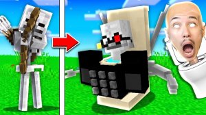 Создал УЧЕНЫЙ СКИБИДИ ТУАЛЕТ в Майнкрафт из Скелета - Skibidi Toilet в Minecraft | КУПИК МАЙНКРАФТ