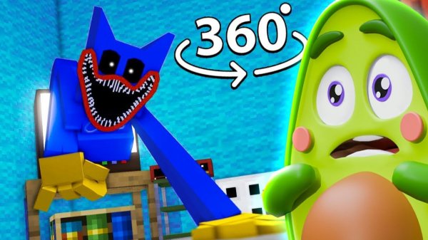 этот ХАГИ ВАГИ реально появился в Minecraft 360 | КУПИК МАЙНКРАФТ Поппи Плейтайм 3