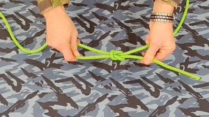 Как вязать Прямой узел?