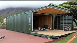 Мужчина  Строит Дом Из Контейнеров Своими Руками.