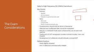 Тромбоз вен верхних конечностей на УЗИ (рама) лекция для врачей