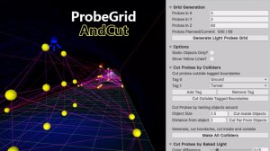 Asset Unity - ProbeGridAndCut (Создавать сетку световых зондов)