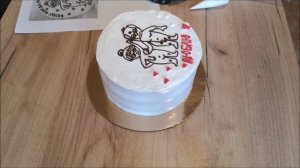 Оформление БЕНТО-ТОРТА надпись и рисунок