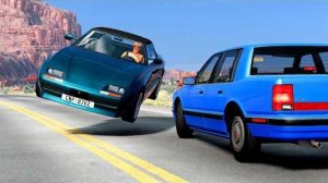 Высокоскоростные автомобильные аварии - BeamNG Drive / CrashBoomPunk