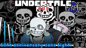 Пацифист битва с Сансом на 10 летие Андертейл!