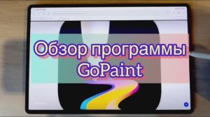 Обзор программы GoPaint