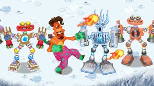 bb-Ящерит$а со Всеми Коробасами на Острове Холода - My Singing Monsters (Мои Поющие Монстры, Msm)