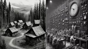 На острове в тайге находится древняя установка изменяющая время