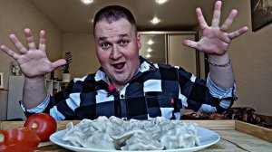 МУКБАНГ ПЕЛЬМЕНИ / ОБЖОР Пельмени домашние с молоком / MUKBANG ASMR