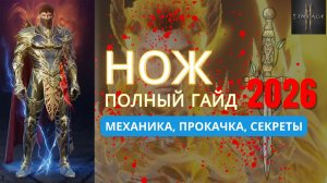 Гайд по ножу (даггеру) в L2M – обзор класса, прокачка и ошибки новичков #l2m #lineage2m #нож