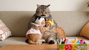 Котики - Папа приехал