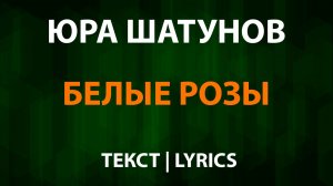 Юра Шатунов — Белые розы (Текст Lyrics) Ласковый май