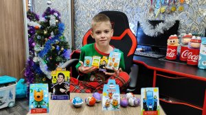 Распаковка шоколадных яиц и SWEET BOX из Адвент календаря.