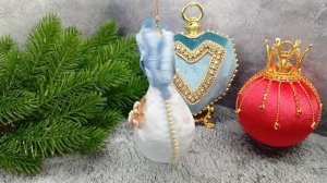 Елочные игрушки ручной работы по нашим МК
