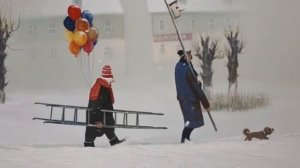 Песня "Лопатой старый дворник"