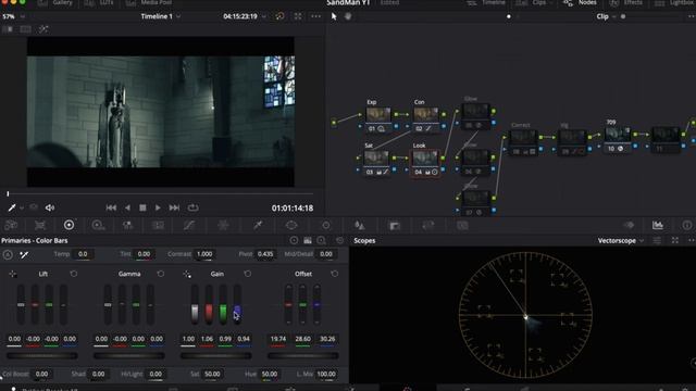 Покрасить F-Log в стиле фильма "Песочный Человек" | Davinci Resolve смотреть онлайн