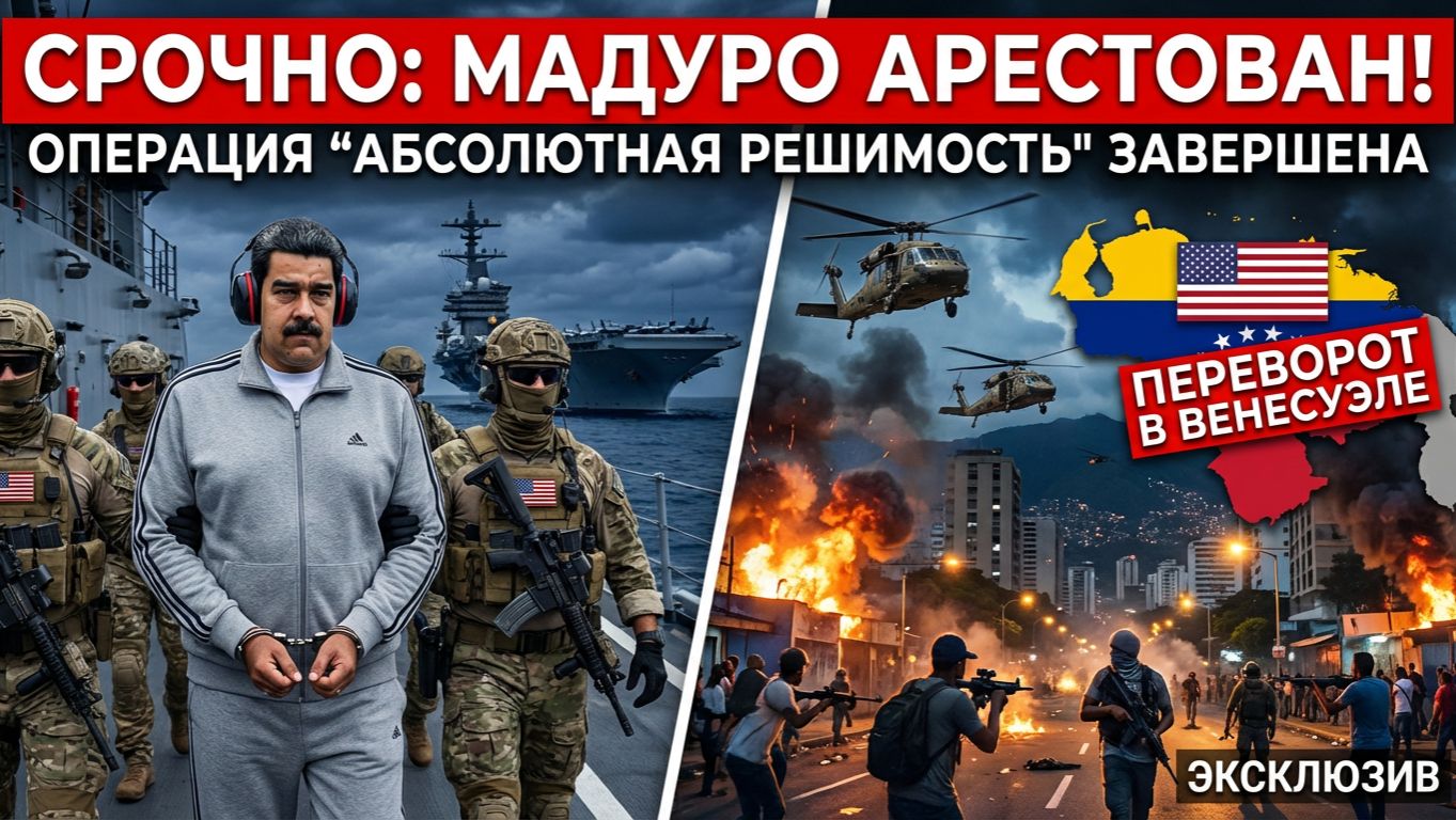 Мадуро арестован: Спецназ США вывез диктатора. РАЗБОР