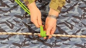 Как вязать узел Бахмана? Схватывающий узел Бахмана