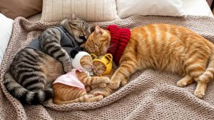 Оден день из жизни котиков