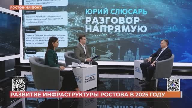 Развитие инфраструктуры Ростова в 2025 году смотреть онлайн