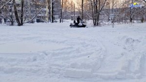 Снегоходы STELS АТАМАН SA600T и STELS ВИТЯЗЬ SA800RL покатушки и сравнение