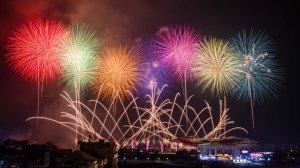 Шоу фейверк очень красиво