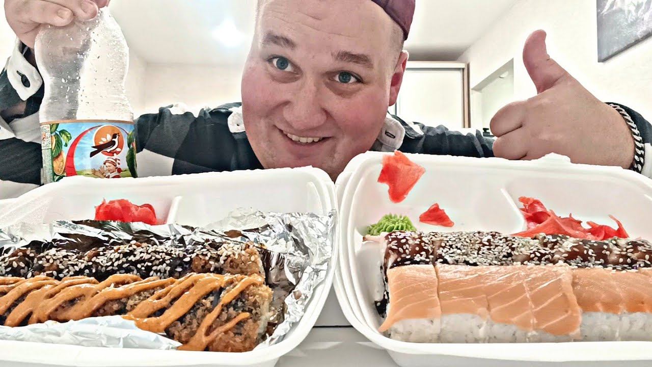 МУКБАНГ РОЛЛЫ / ОБЖОР РОЛЛЫ Темпура, Филадельфия / MUKBANG ASMR ROLLS смотреть онлайн