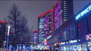 Ты не видел такой Москвы ночная прогулка ёлки огни и красота города ✨🎄