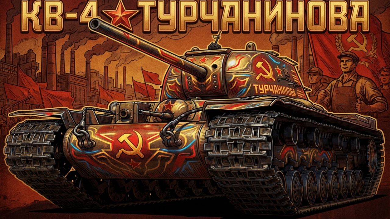 КВ-4 Турчанинова - Дамажный, медленный, и почти без брони))) #whinemachine #worldoftanks #миртанков