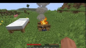 Чанел выживает в майнкрафте!