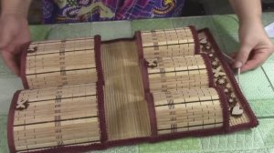 Органайзер из бамбуковых салфеток. ХоббиМаркет