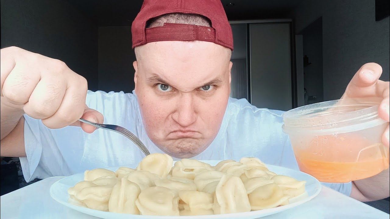 МУКБАНГ ПЕЛЬМЕНИ / ОБЖОР Пельмени Бульмени / Mukbang Dumplings смотреть онлайн