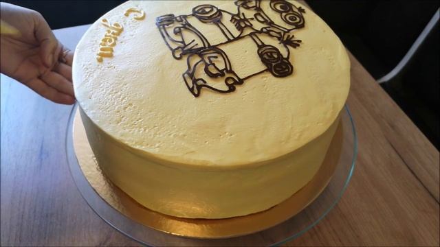 Торт раскраска МИНЬОН смотреть онлайн