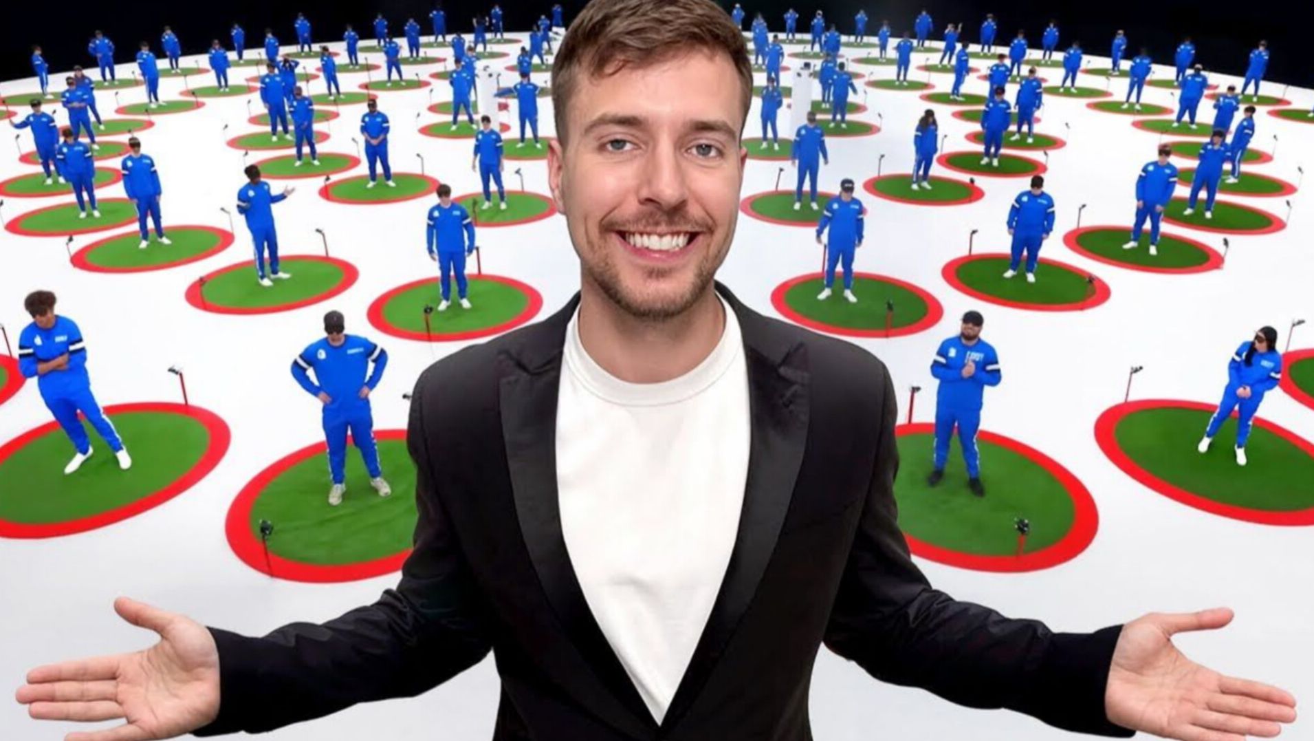 Mr.BEAST (МИСТЕР БИСТ) Я ЗАПЕР 100 ЧЕЛОВЕК В 100 КРУГАХ ВИДЕО НА РУССКОМ 2025 2026 смотреть онлайн