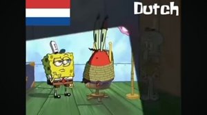 Спанч боб что думаете я робот на рызных языках