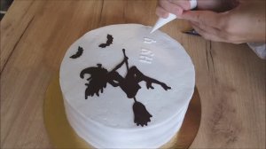 Как сделать рисунок ГЛАЗУРЬЮ. Силуэт женщины