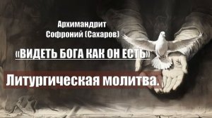 Архимандрит Софроний (Сахаров) - ВИДЕТЬ БОГА КАК ОН ЕСТЬ.