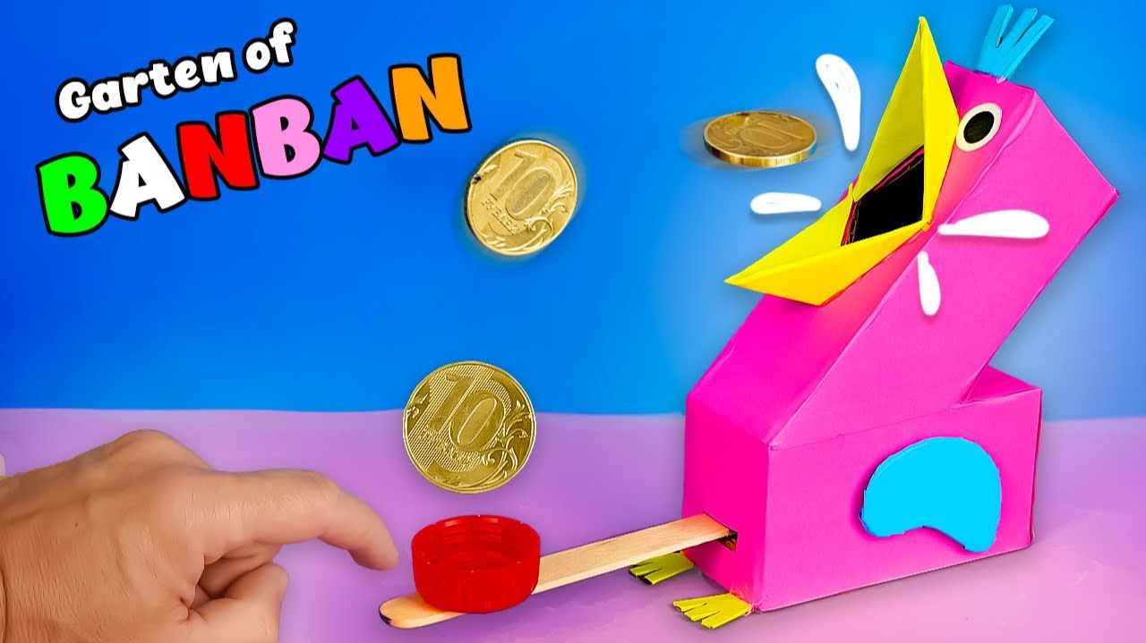 Как сделать копилку из картона Птичка Поделки Самоделки легкие идеи смотреть онлайн