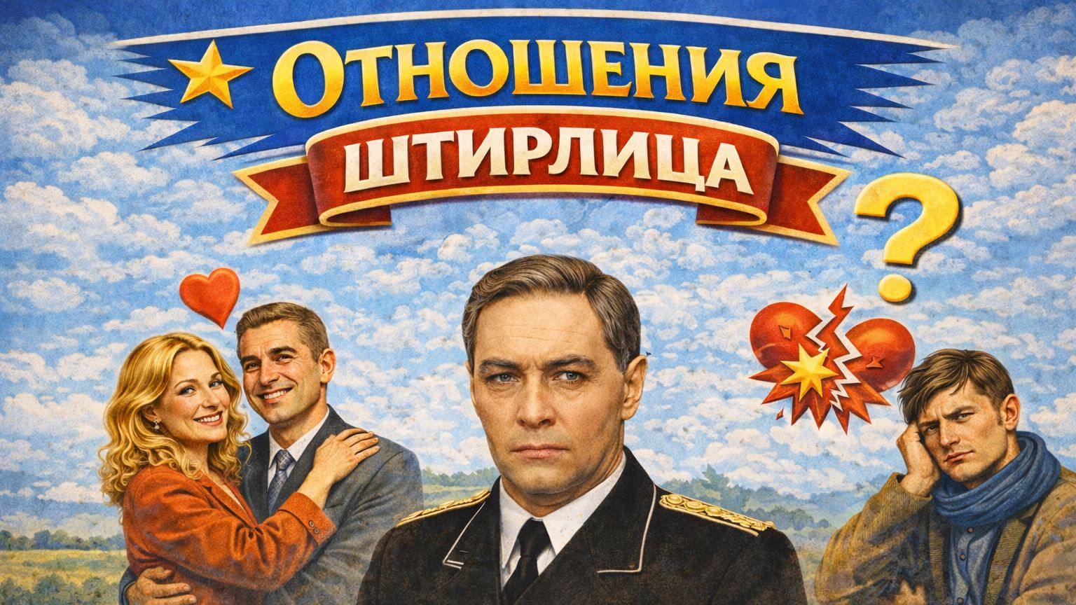 Штирлиц и Габен (зеркальные)