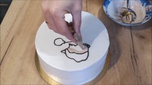 Бенто-торт ЕЖ с шариком