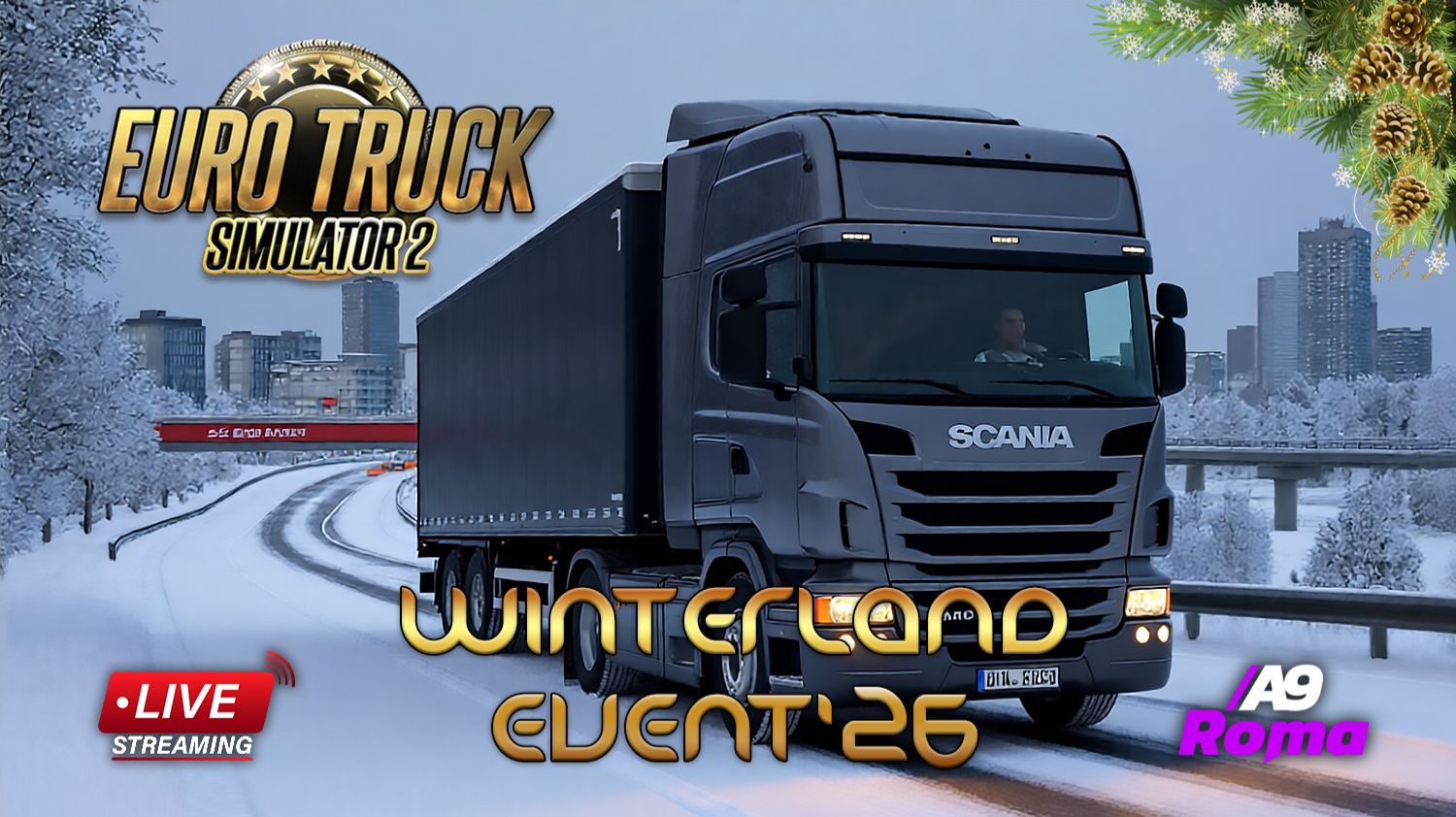 Мероприятие «Зимняя страна» - Euro Truck Simulator 2 🚚 Дальнобойщики Truckers MP #eurotruck