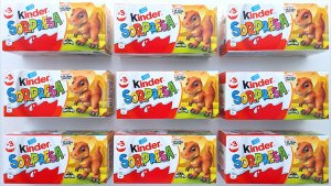 КИНДЕРЫ С ДИНОЗАВРИКАМИ! МЕГА РАСПАКОВКА СЛАДОСТЕЙ