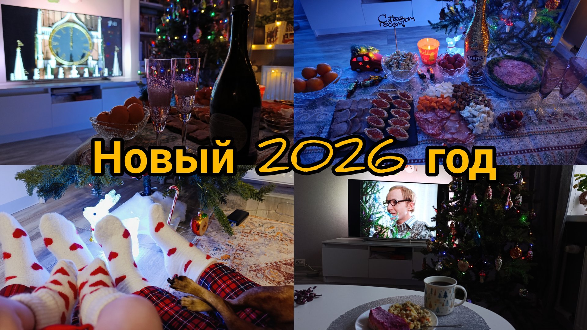 Как мы встречали новый 2026 год. В гостях у друзей. Первые дни января.