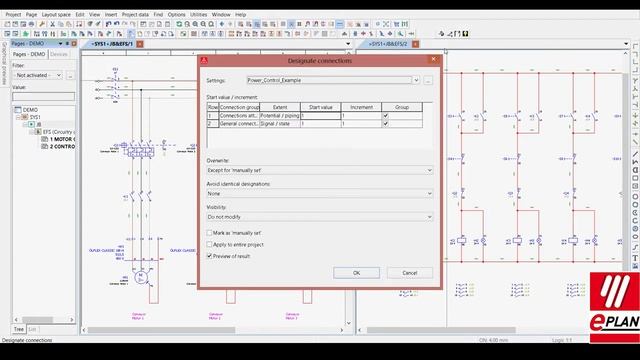 EPLAN Нумерация проводов смотреть онлайн